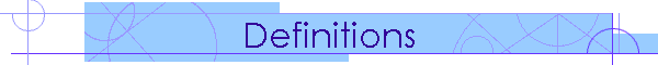 Definitions